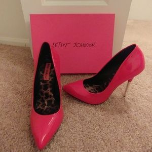 Hot Pink Betsey Johnson Stilettos